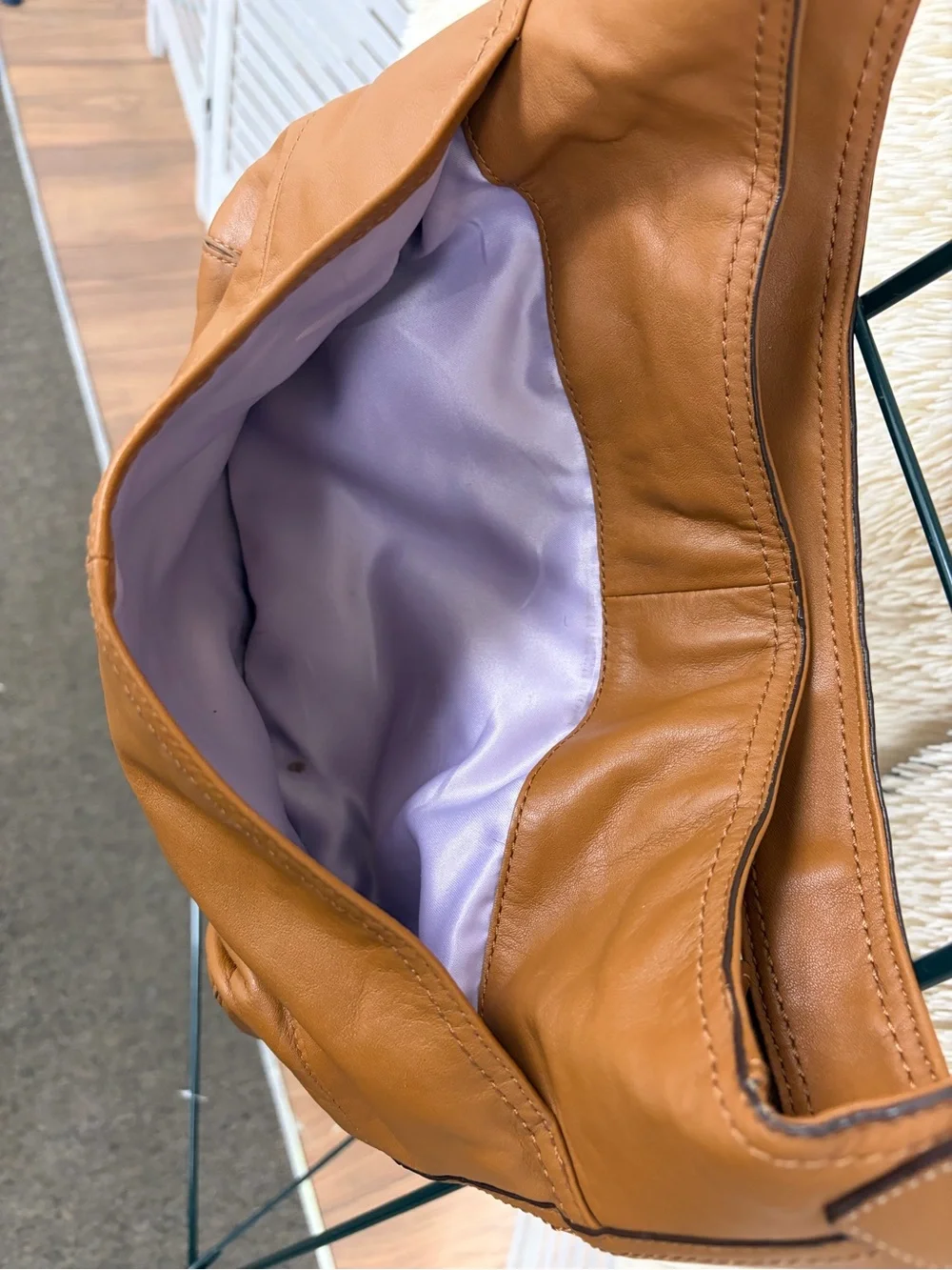 Coach Ashley East/West Duffle bag in brown leather